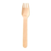 Garfos de madeira 16 cm - 8 unidades