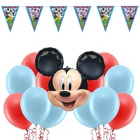 Pacote de decoração Mickey Party - 22 peças