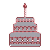 Troquel de bolo de aniversário Zag - Misskuty
