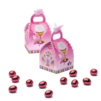 Caixas de Comunhão cor-de-rosa com amêndoas cobertas de chocolate de 35 g - Tukán - 1 unidade