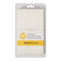 Palitos para pirulitos de 10 cm - Wilton - 300 unidades