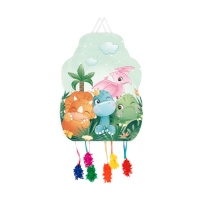 33 x 46 cm de dinossauro feliz piñata