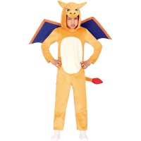 Fato de Dragão de Fogo Pokémon para crianças