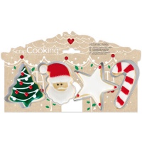 Cortadores de Natal - Scrapcooking - 4 pcs.