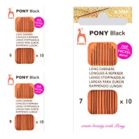 Agulhas de cerzir longas em diferentes espessuras - Pony - 12 pcs.