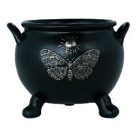 Caldeirão com borboleta de 22 x 17 cm