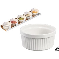 Conjunto de 5 tigelas para molho - 70 ml cada