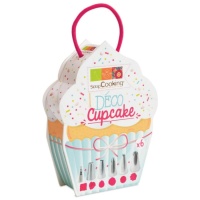 Kit de bicos de aço para decoração de doces - Scrapcooking - 6 unidades