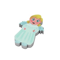 Figura de esferovite de anjo menina de 25 x 15 x 4 cm