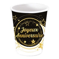 joyeux aniversaire óculos estrela - 6 peças