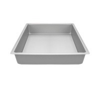 Forma quadrada de alumínio de 30 x 30 x 7,5 cm - Decora
