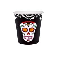 Copos do Dia dos Mortos 255ml - 6 unid.