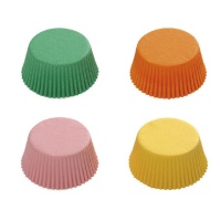 Cápsulas para cupcakes coloridas - Decora - 75 unidades
