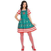 Vestido de Natal doce para mulheres