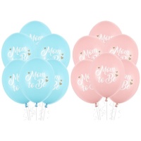 Balões de Látex Mom To Be 30 cm - PartyDeco - 50 unidades