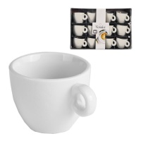 Caneca de 90 ml de café de porcelana - 12 unidades