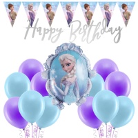 Pack Decoração Festa Frozen - 23 peças