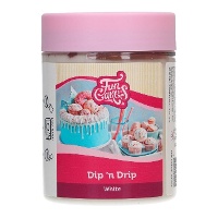 Pasta de açúcar líquido branco de 375 g - Funcakes