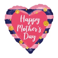 Feliz Balão do Coração do Dia das Mães 43cm - Anagrama