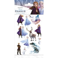 Frozen II tatuagens temporárias sortidas - 12 pcs.