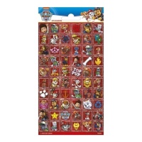 Paw Patrol Stickers vermelho - 1 folha