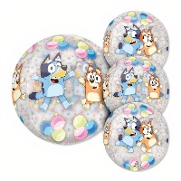 Balão Orbz Bluey e Bingo - 40 x 38 cm