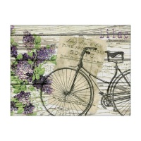 Papel de arroz de bicicleta Vintage 29,7 x 42,5 cm - Artis decor - 1 pc.