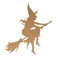 Silhueta MDF 25 cm : Bruxa