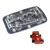 Molde carro de corrida 3D em policarbonato - Pastkolor - 1 cavidade