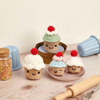 Kit Amigurumis - Cupcakes - DMC