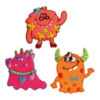 Patch Monstro - Prym - 3 unid.