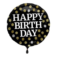 Feliz Aniversário Balão Elegante 45 cm - Folat