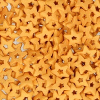 Estrelas abertas douradas polvilhadas de 50 gr - FunCakes