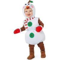Fantasia de boneco de neve para bebê