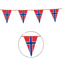 Bandeira triangular norueguesa 10 m