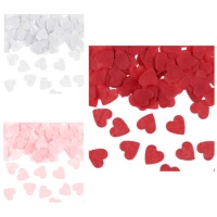 Confetis de coração de papel 15 gr - 1 unidade