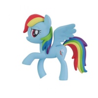 Topo de bolo arco-íris - My Little Pony 6,8 cm - 1 peça
