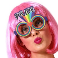 Óculos arco-íris Pride redondos