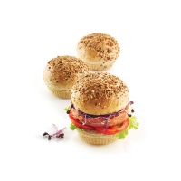 Silicone Burger Mould 8 cm - Silikomart - 6 cavidades