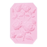 Molde de flores de silicone 12 x 9,1 cm - Artis decor