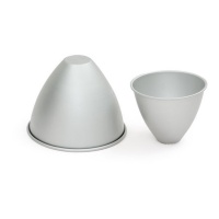 Molde de alumínio para cones 13,5 x 11,5 x 4,5 cm - Decorar
