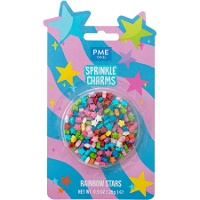 Granulado de estrelas arco-íris 25 gr - PME