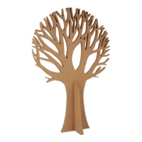 Árvore Silhouette MDF 3D 40 cm