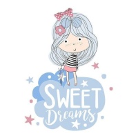 Papel de sublimação A3 menina doces sonhos - Artis decoração - 1 unid.