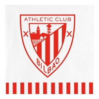 Guardanapos do Athletic de Bilbao de 16,5 cm - 20 unidades