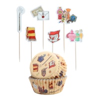 Ron Weasley escolhe cápsulas para cupcakes - 24 pcs.