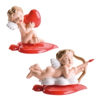 Cupido para bolos 2 modelos de 4,5 cm - 24 unidades