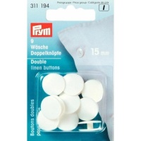 1,5 cm botões duplos para roupa - Prym - 9 pcs.