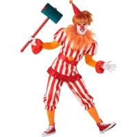 Fato de Palhaço de Circo Aterrorizante para Homem