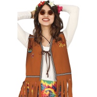 Colete hippie para mulher